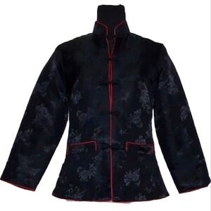 BEAUTIFUL Black & Red Embroidered Jacket
